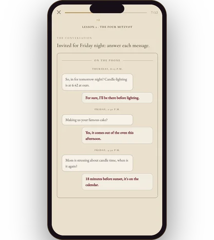 A conversation exercise